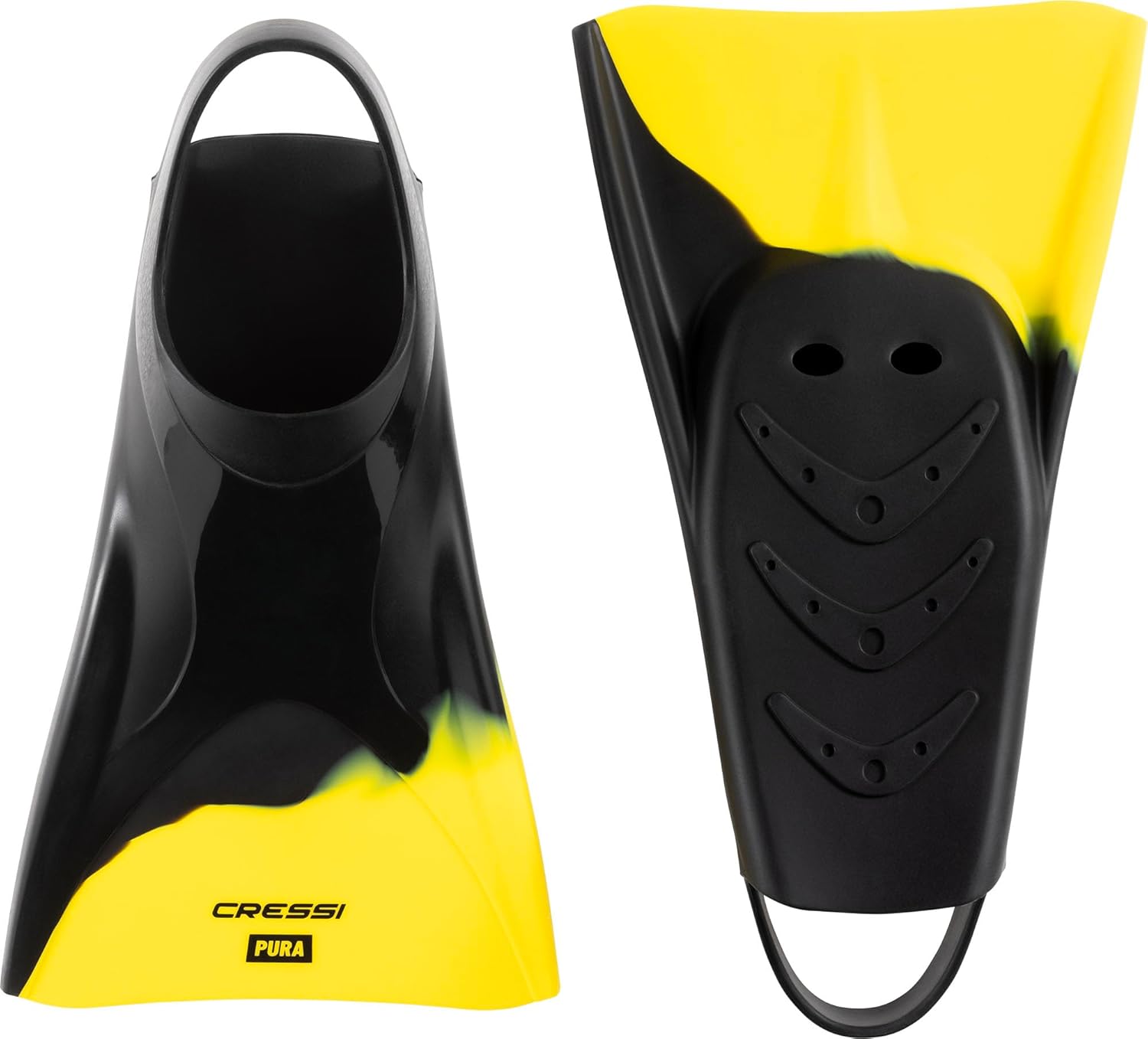 CRESSI Pura Fins - Unisex Pocket Silicone Swimming And Snorkelling XS - 35/37 EU | UK